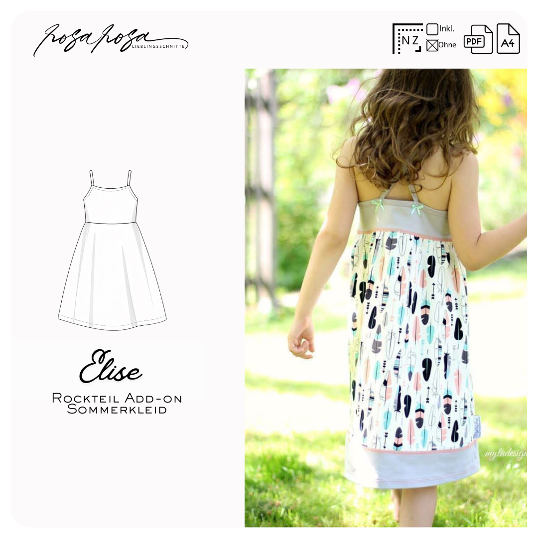 Freebook Erweiterung Elise Sommerkleid und Maxikleid