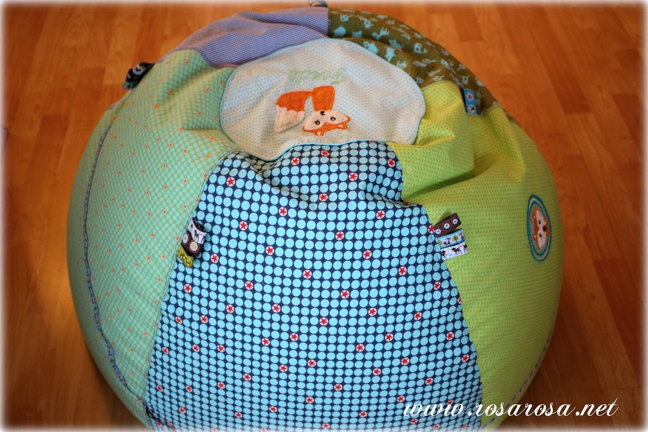 Sitzsack Schnittmuster inkl. A4/ A0/ Beamer