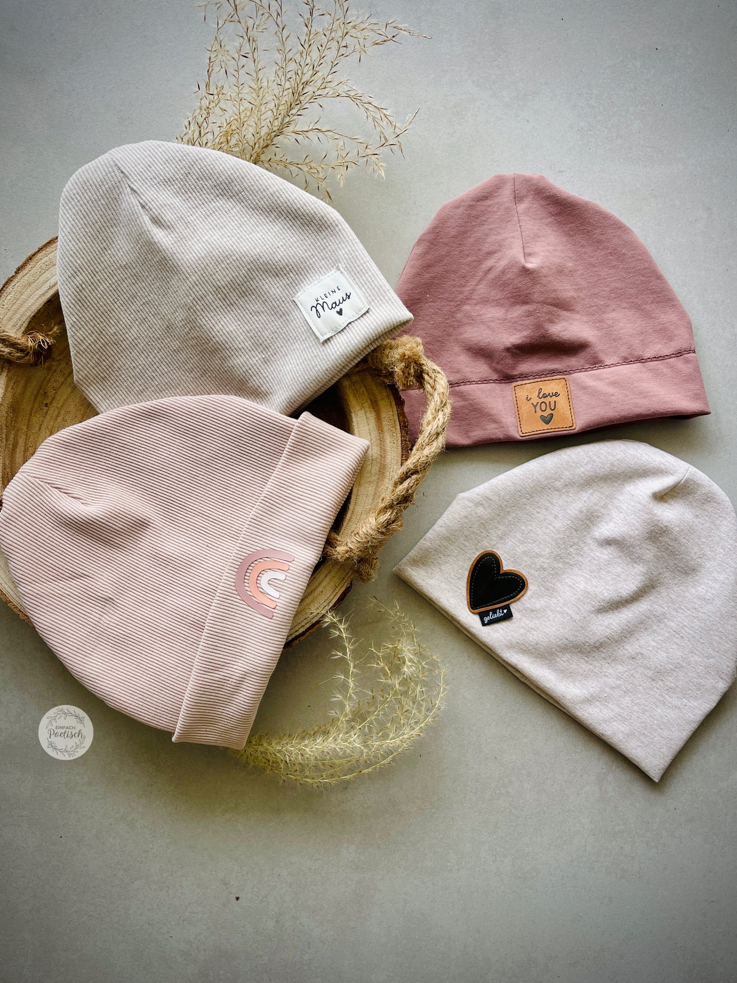 Statement Mütze Paul&Clara rosarosa inkl. A4/ Beamerdatei