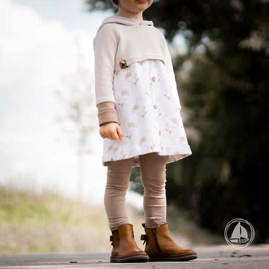 Kleid #Crophoodie Dress 80-164 inkl. A4/ A0/ Beamerdatei