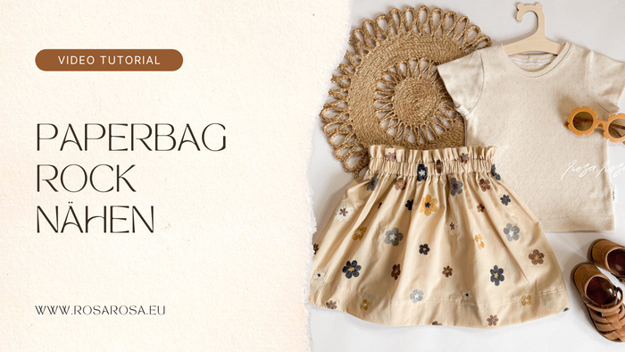 Paperbag Rock nähen – Anleitung & Maße für den perfekten Paperbag-Bund