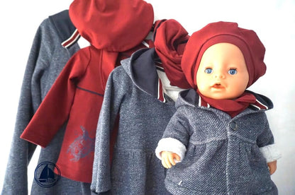Puppenjacke #Puppenjumi Gr. 36 - 43cm