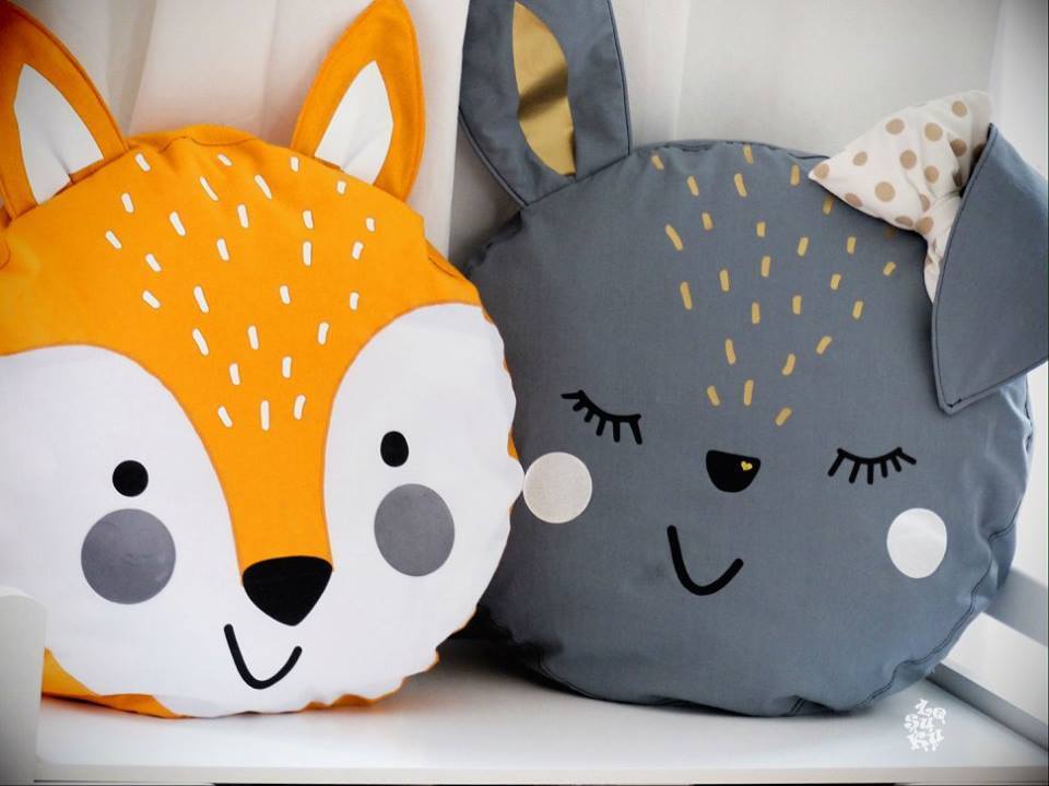 Kissen 'Waldtiere' 5 Designs