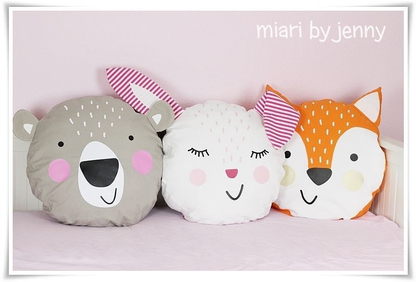 Kissen 'Waldtiere' 5 Designs