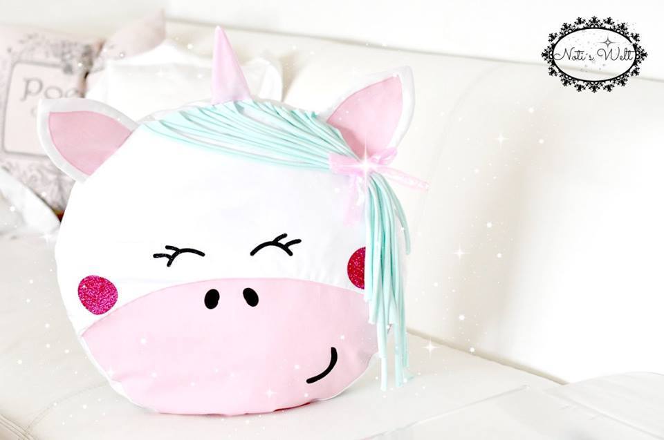 Kissen 'Einhorn' 5 Designs