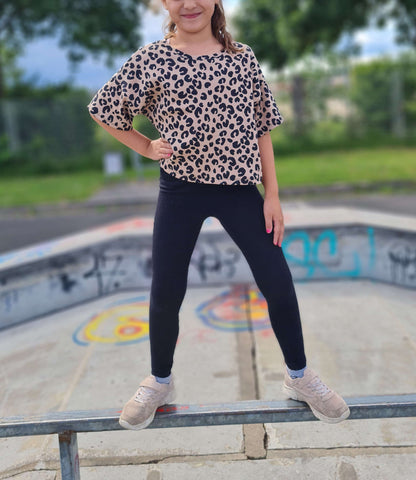 Flowy Kids Schnittmuster | Oversize Shirt Kinder Gr. 74–164