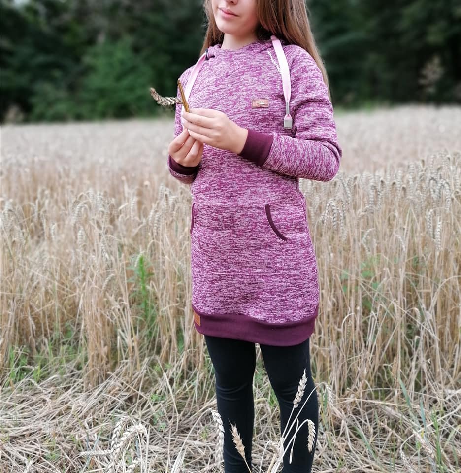 Sweatkleid Gr. 80-164 inkl. A4/ Beamer/ A0