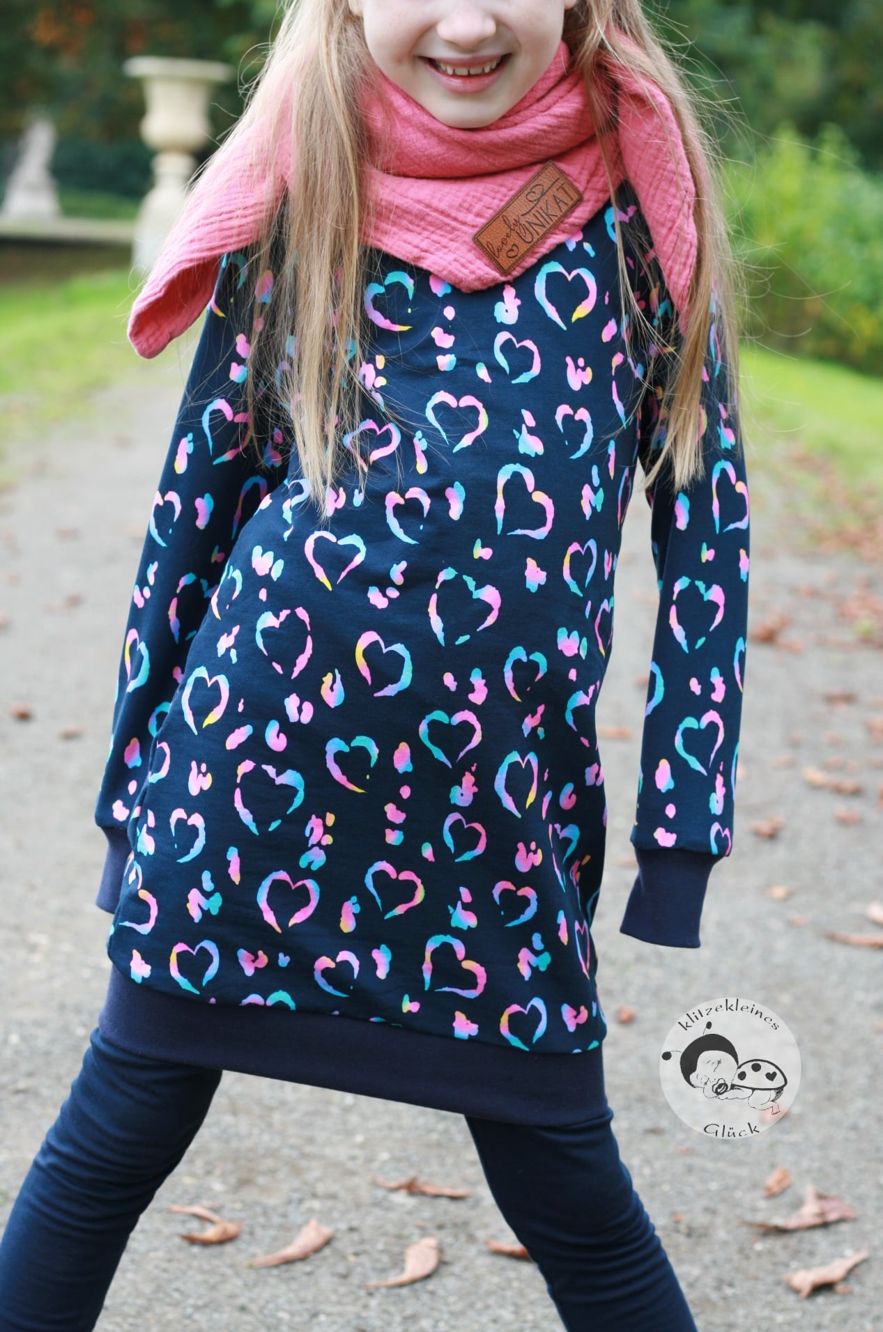 Sweatkleid Gr. 80-164 inkl. A4/ Beamer/ A0