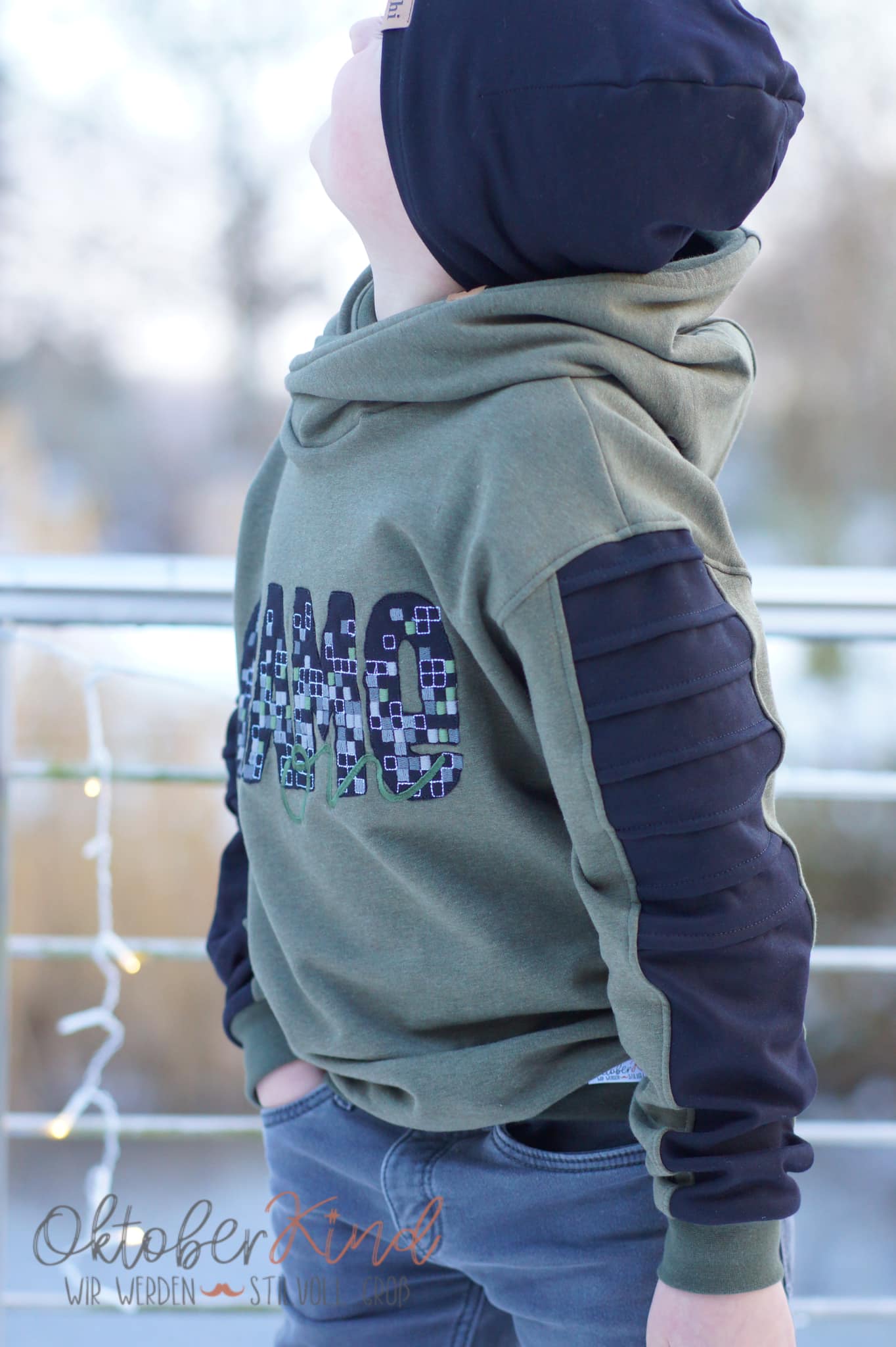 Hoodie #LooseFitHood Kids 86 - 164  A4/ A0/ Beamerdatei