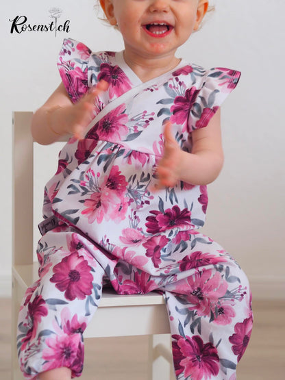 Tunika Jumpsuit #MiniBelle 44 - 86 A4/ A1/ Beamerdatei