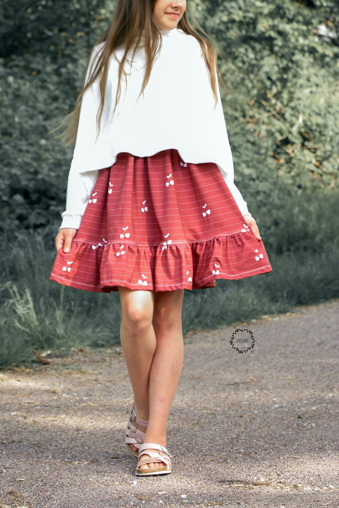 Hoodie #FloweryCrop 74-164 A4/ A0/ Beamerdatei