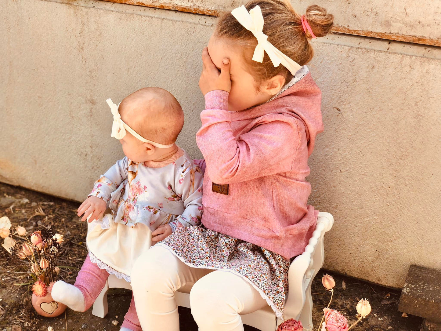 Hoodie #FloweryCrop 74-164 A4/ A0/ Beamerdatei