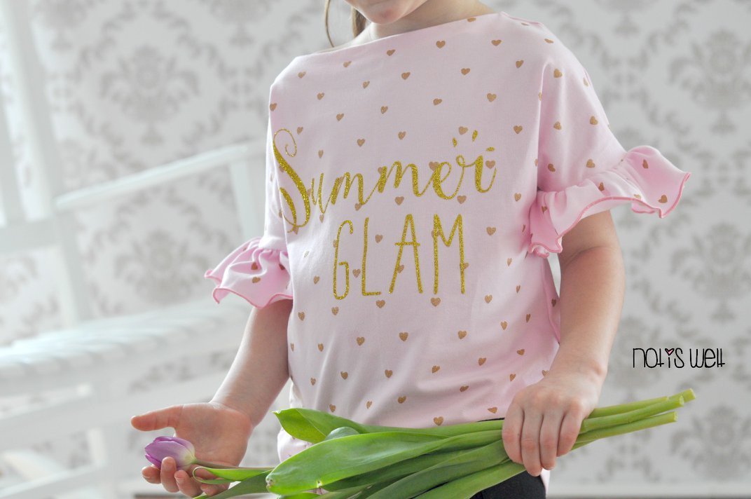 Shirt 'Ruffle&Puff' 80 - 170 inkl. A4/ A0/ Beamerdatei