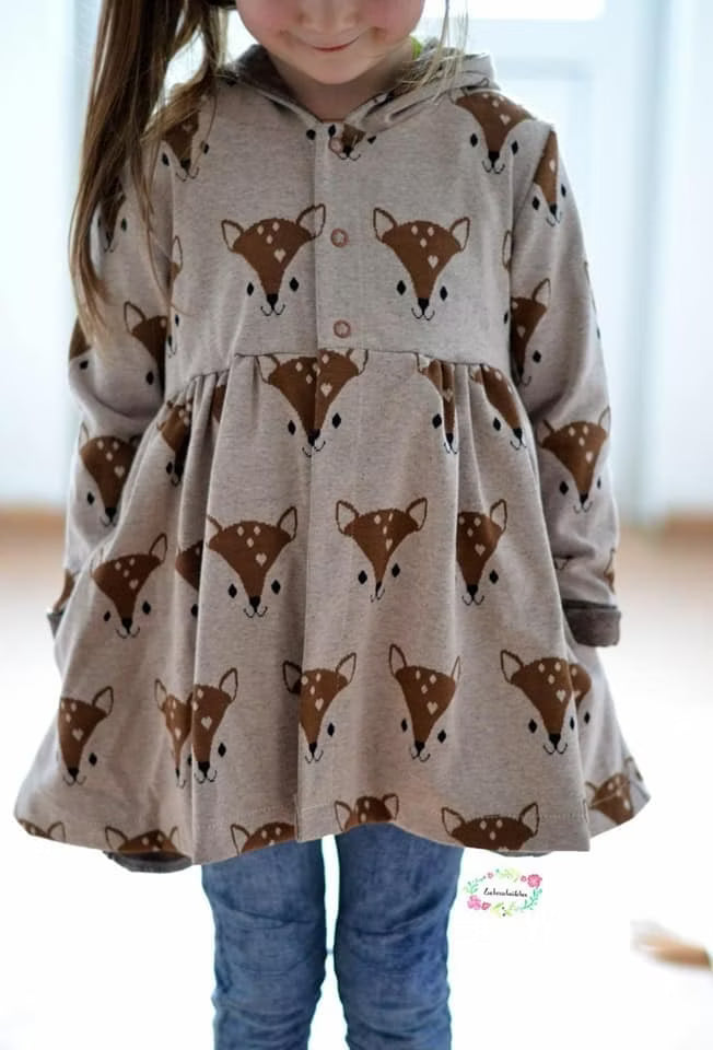 Cardigan 'Jumi' 74 - 164 inkl. A4/ A0/ Beamerdatei