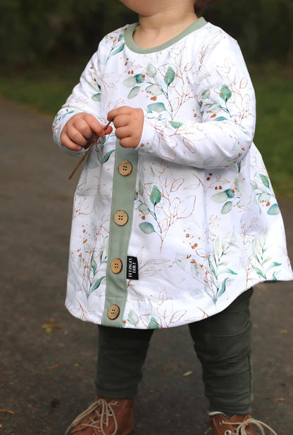 Kleinmädchenkleid #KMK 62 - 140 inkl. A4/ A0/ Beamerdatei