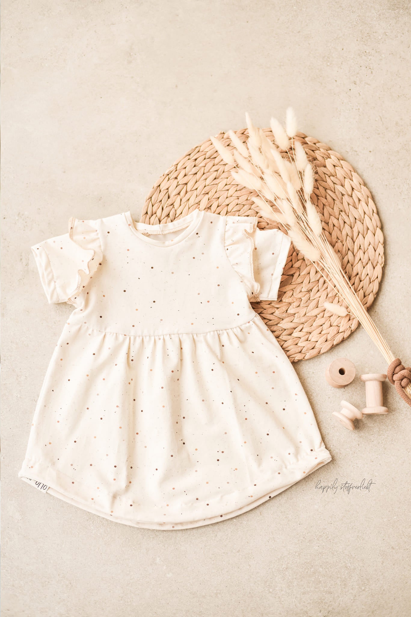 Kleinmädchenkleid #KMK 62 - 140 inkl. A4/ A0/ Beamerdatei