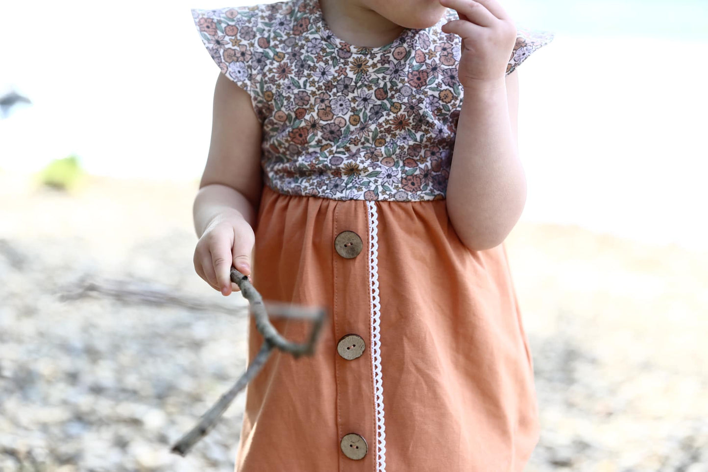 Kleinmädchenkleid #KMK 62 - 140 inkl. A4/ A0/ Beamerdatei