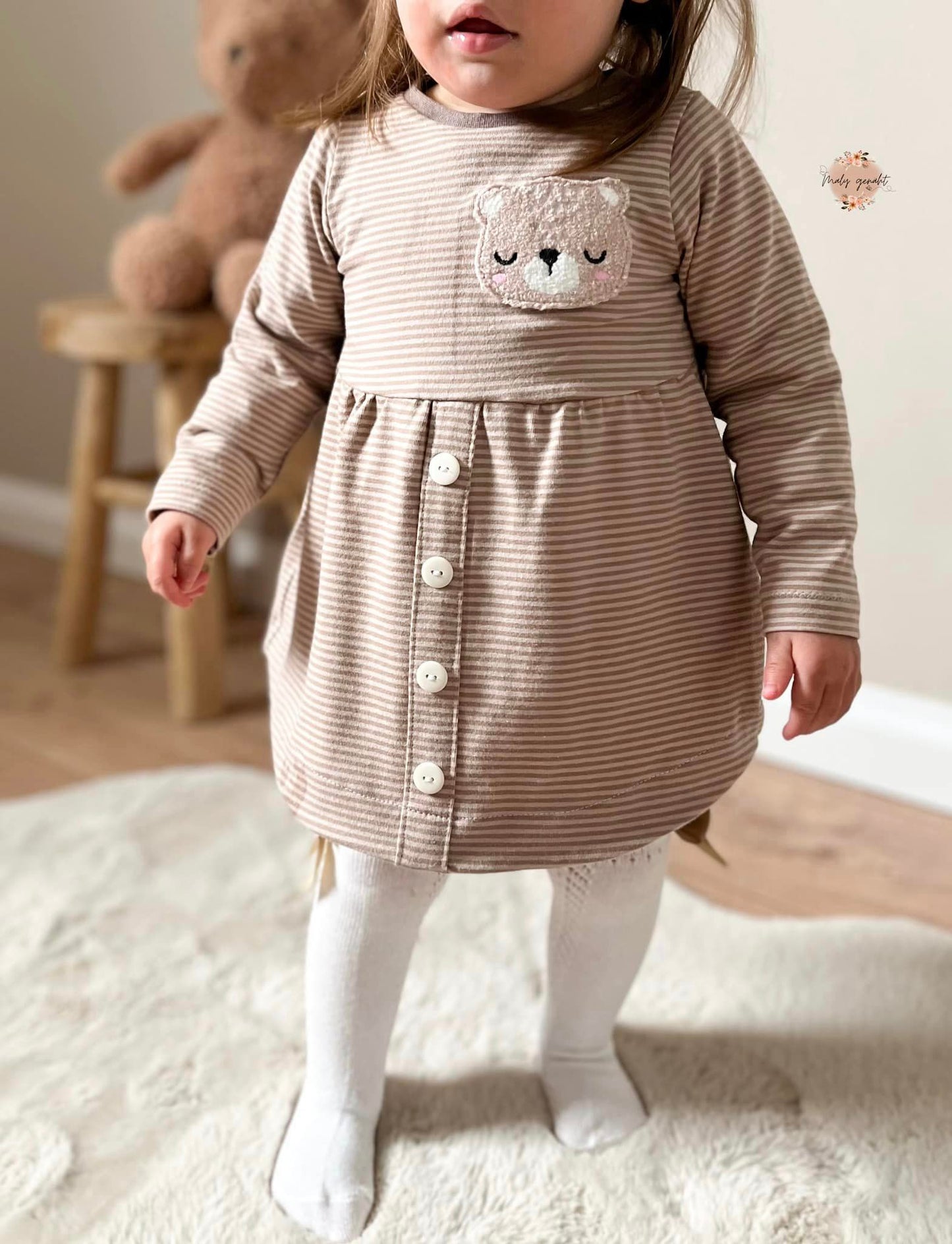 Kleinmädchenkleid #KMK 62 - 140 inkl. A4/ A0/ Beamerdatei