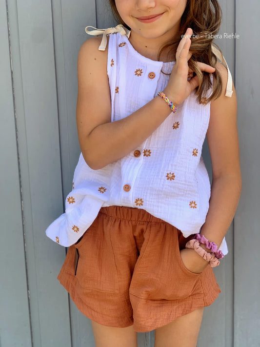 Shorts #WideLeg Shorty Gr. 62-164 inkl. A4/ A1/ Beamerdatei