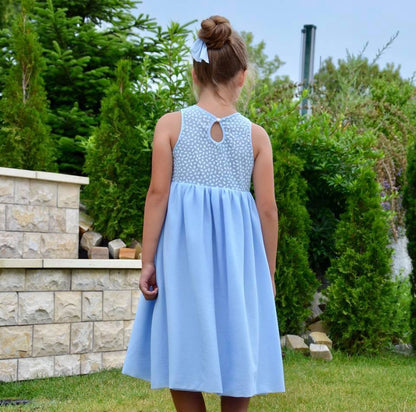 Kleid 'Belle' 74 - 164  inkl. A4/ A0/ Beamerdatei