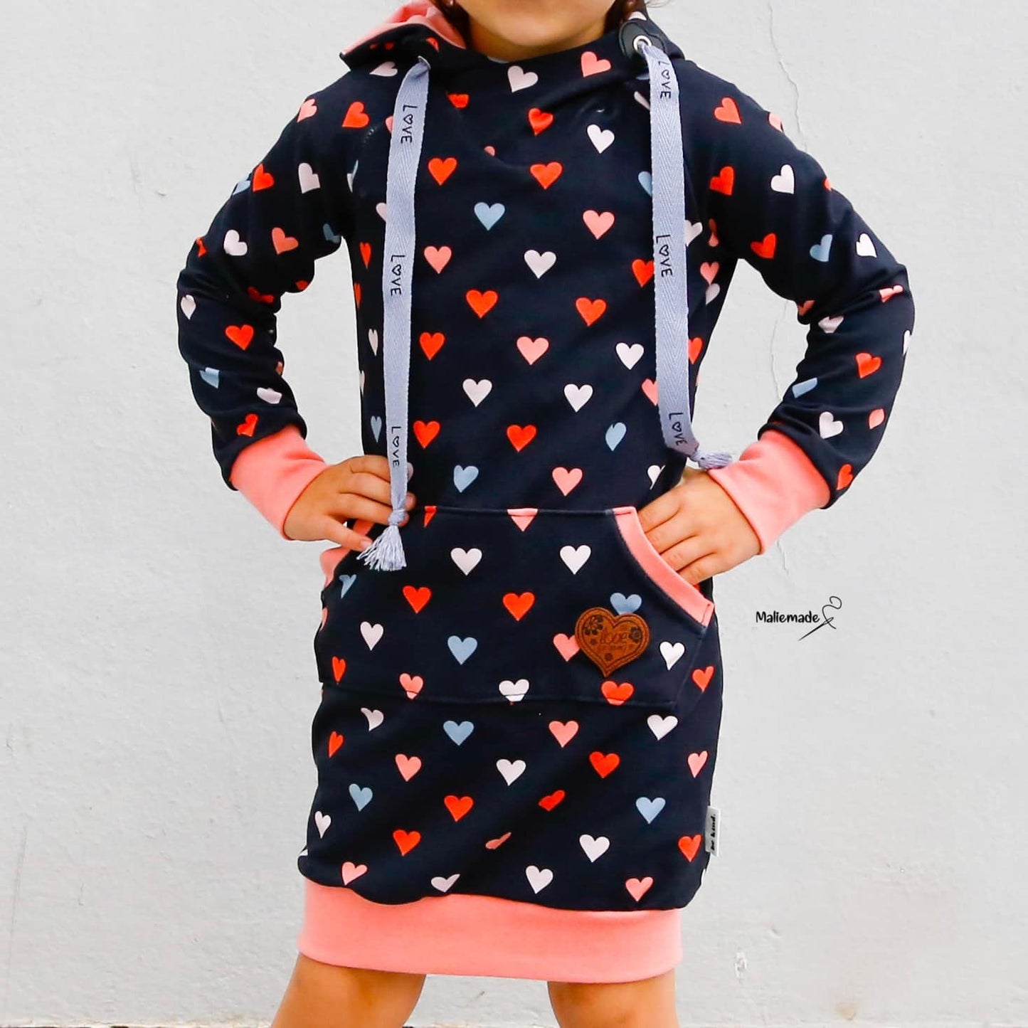 Sweatkleid Gr. 80-164 inkl. A4/ Beamer/ A0