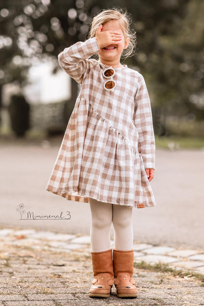 Kleid/ Bluse #Musselinchen Gr. 74-146 inkl. A4/ A0/ Beamerdatei