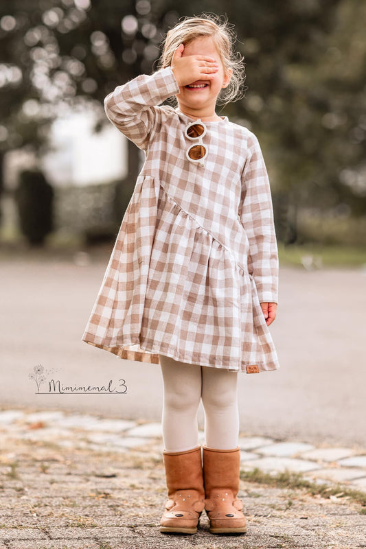 Kleid/ Bluse #Musselinchen Gr. 74-146 inkl. A4/ A0/ Beamerdatei