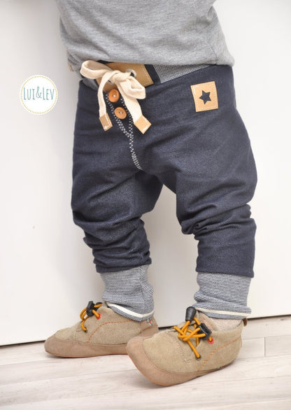 Schmale Sweatpants #SSP Baby 44 - 80  inkl. A4/ A0/ Beamerdatei