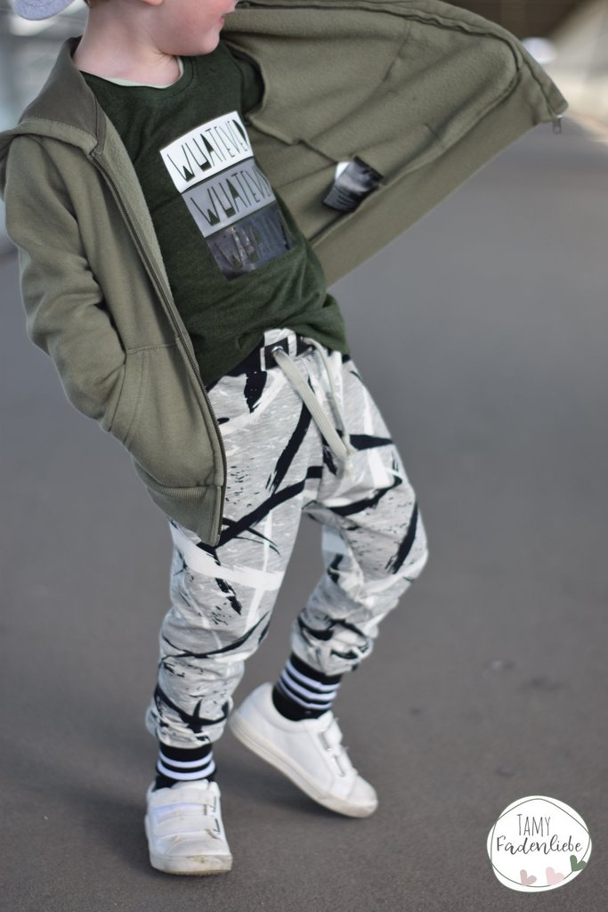 Schmale Sweatpants #SSP Kids 80 - 164 inkl. A4/ A0/ Beamerdatei