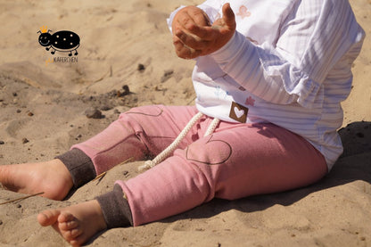 Schmale Sweatpants #SSP Baby 44 - 80  inkl. A4/ A0/ Beamerdatei