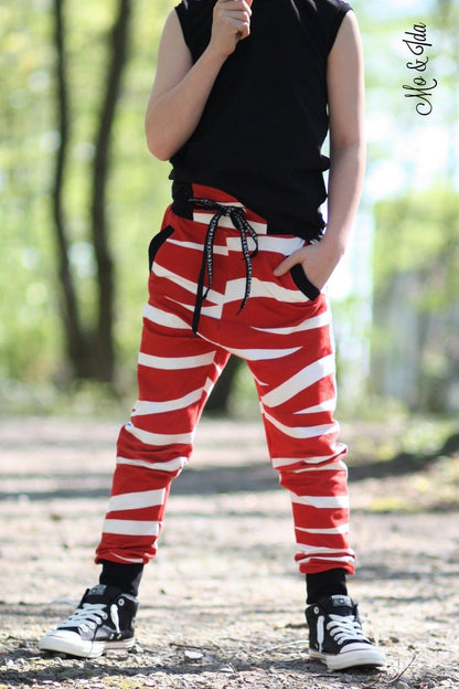 Schmale Sweatpants #SSP Kids 80 - 164 inkl. A4/ A0/ Beamerdatei