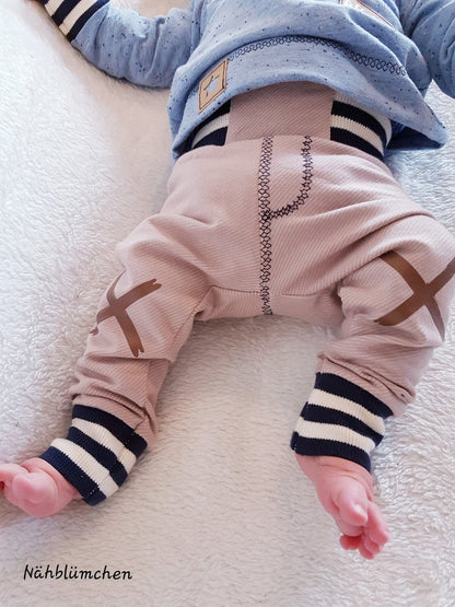 Schmale Sweatpants #SSP Baby 44 - 80  inkl. A4/ A0/ Beamerdatei