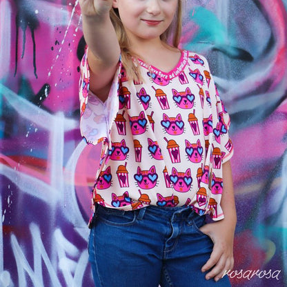 Sommershirt #Lali Gr. 86 - 164 inkl. A4/ A0/ Beamerdatei