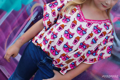 Sommershirt #Lali Gr. 86 - 164 inkl. A4/ A0/ Beamerdatei