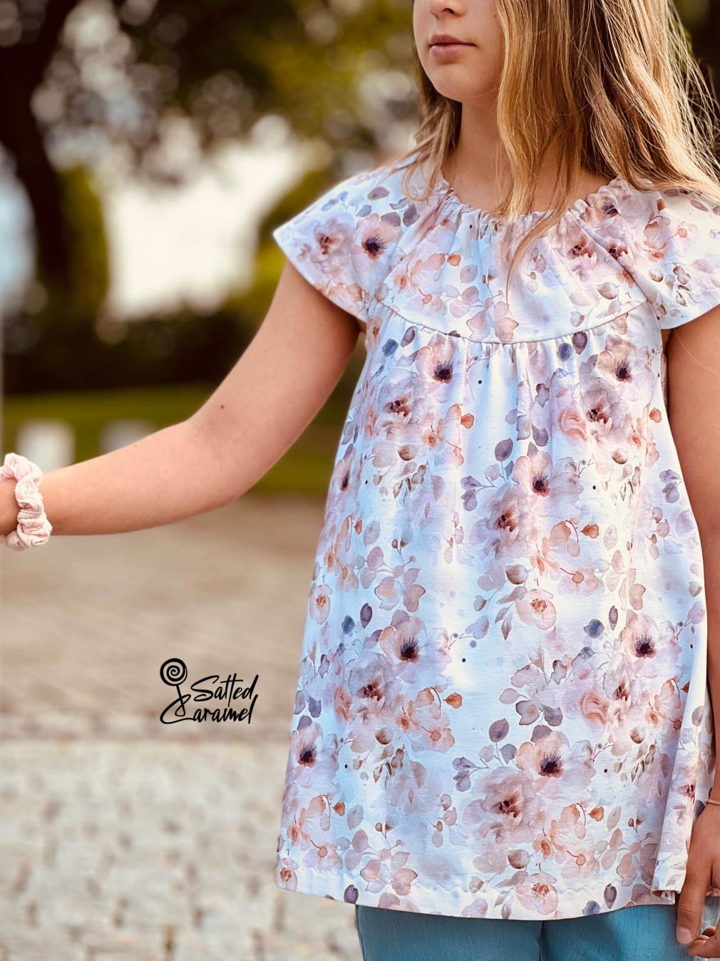 Nuri Kleid & Bluse Gr. 74–146 inkl. A4, A0, Beamerdatei