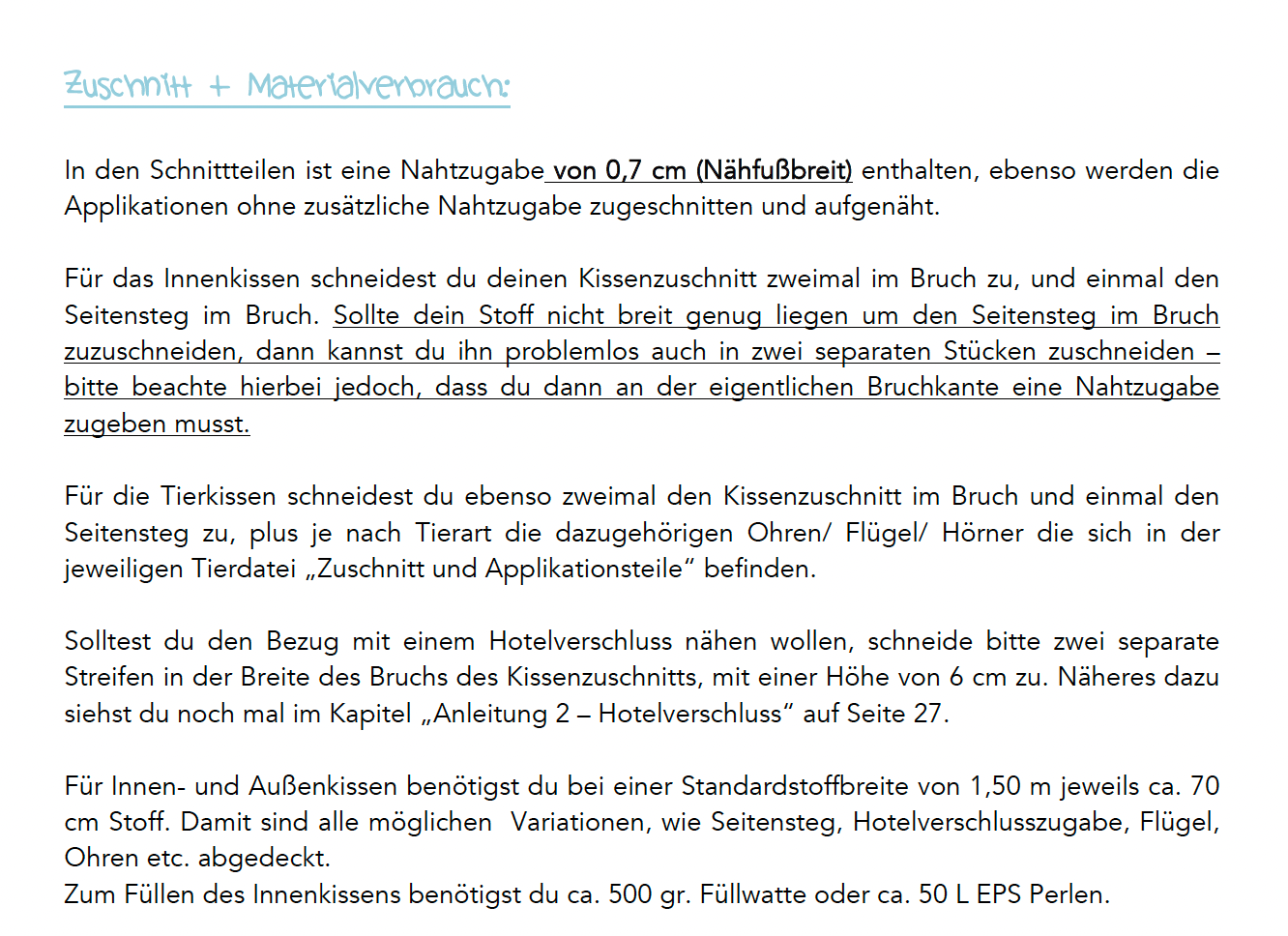 Kissen 'Waldtiere' 5 Designs