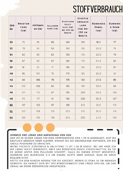 #SHO – Oversize Hoodie 30–54 inkl. A4/A0/Beamerdatei