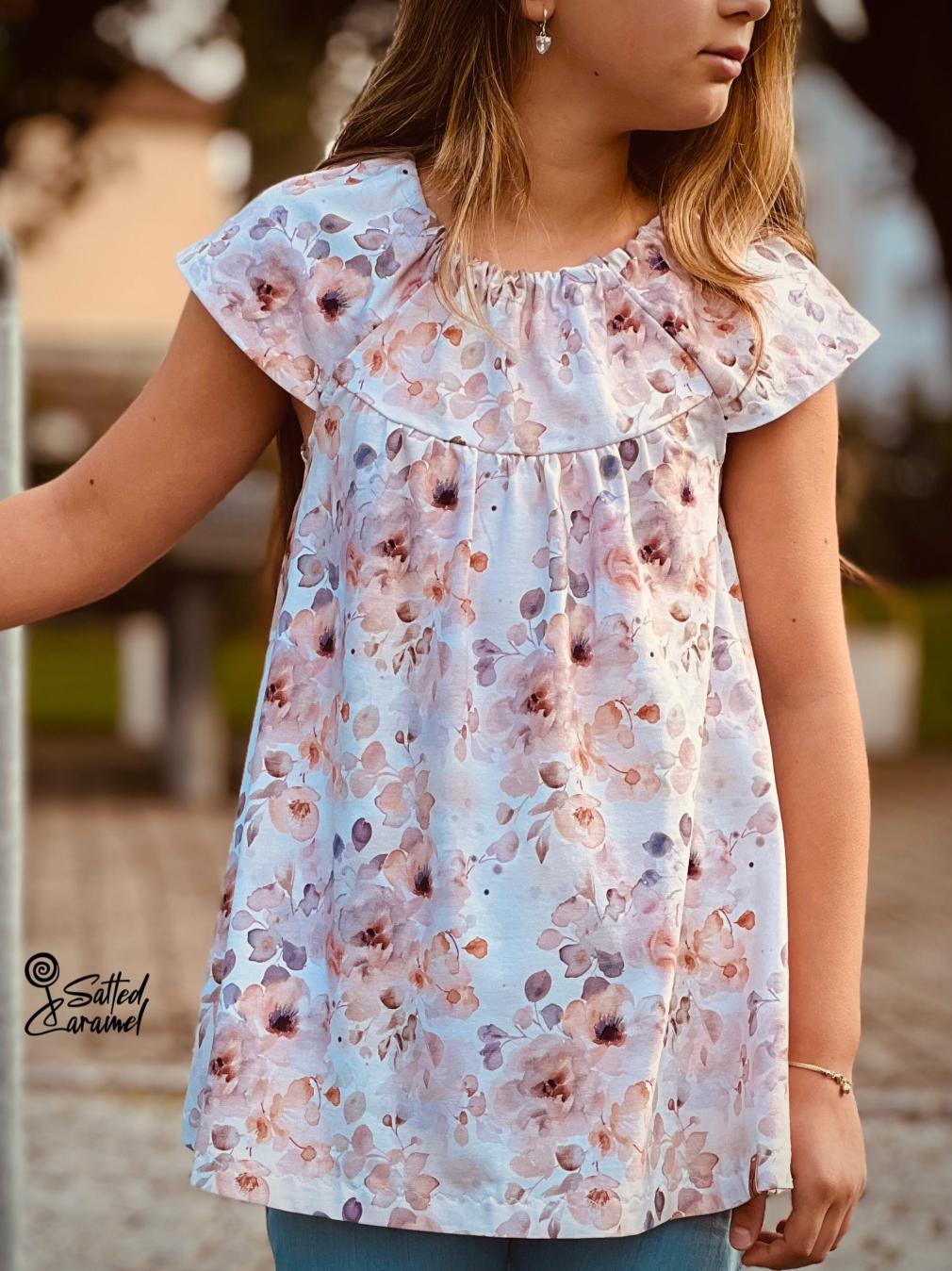 Nuri Kleid & Bluse Gr. 74–146 inkl. A4, A0, Beamerdatei