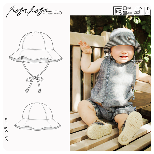 Happy Freebook Babyhut genäht
Gratis Schnittmuster Babyhut 34 bis 56
Baby Sonnenhut aus Webware nähen
Babyhut kostenloses Schnittmuster
Happy Hut aus Jersey genäht
Freebook Babyhut rosarosa
Einfachen Babyhut nähen Anfänger
Babyhut Schnittmuster gratis Download
Unisex Babyhut Schnittmuster
Happy Freebook Hut Detail