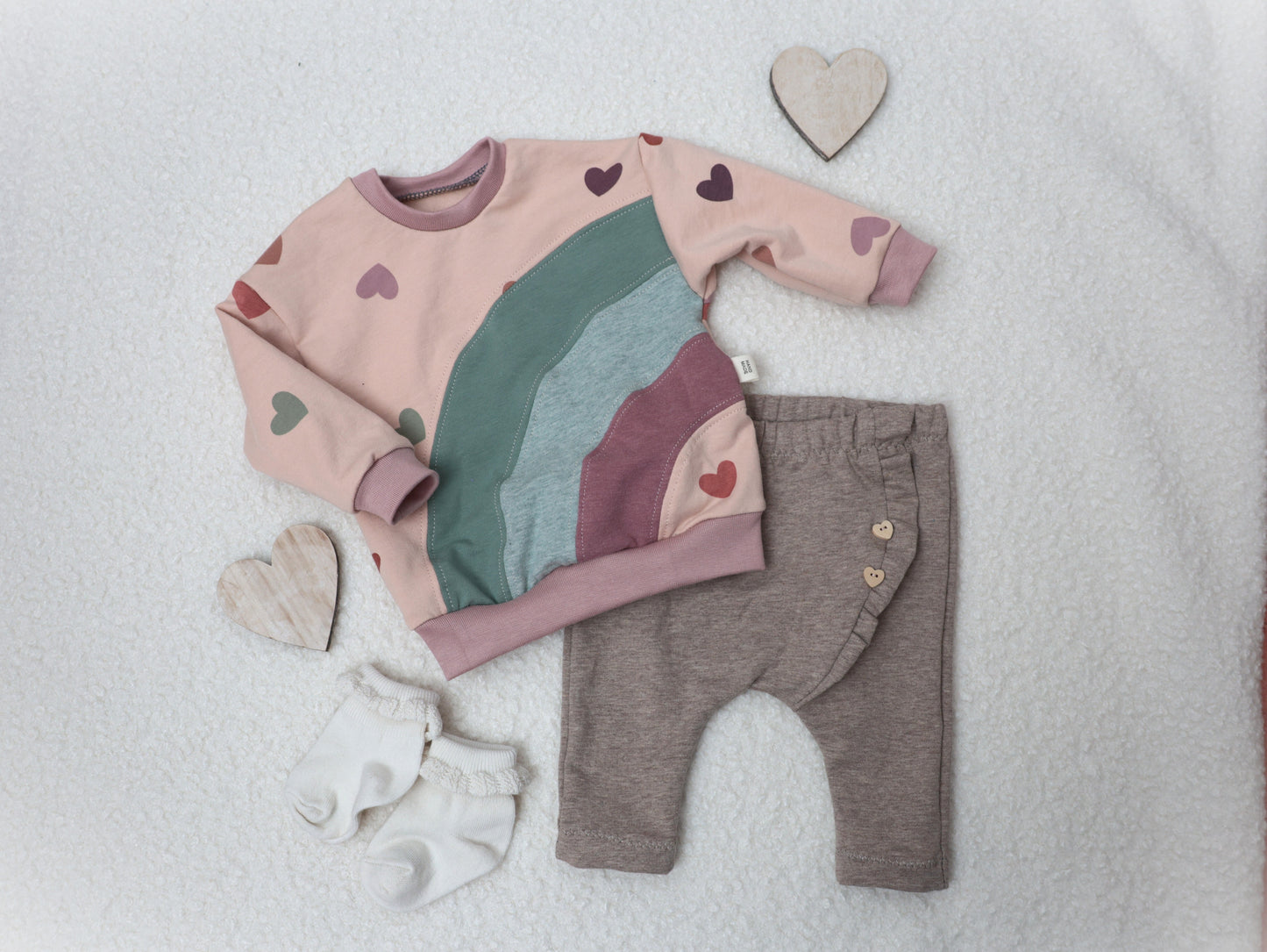 Rainbow Sweater Baby | 44 - 86 | inkl. A4, A0 & Beamerdatei