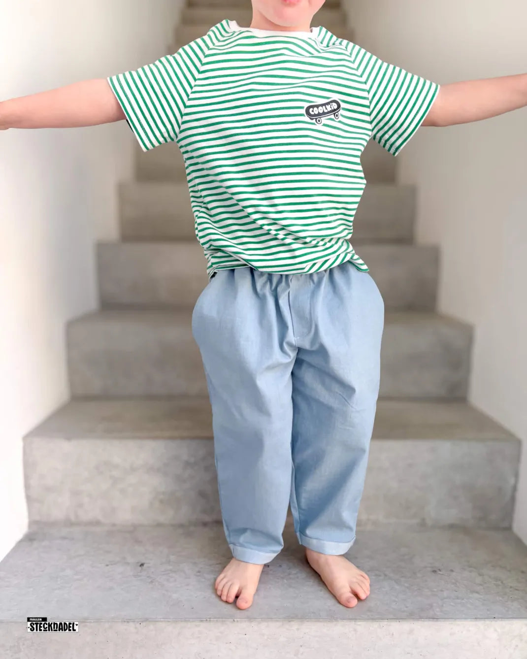 VORBESTELLUNG Nilo Barrel Pants Schnittmuster Kinder Gr. 74–164