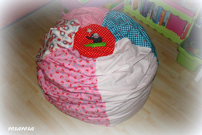 Sitzsack Schnittmuster inkl. A4/ A0/ Beamer