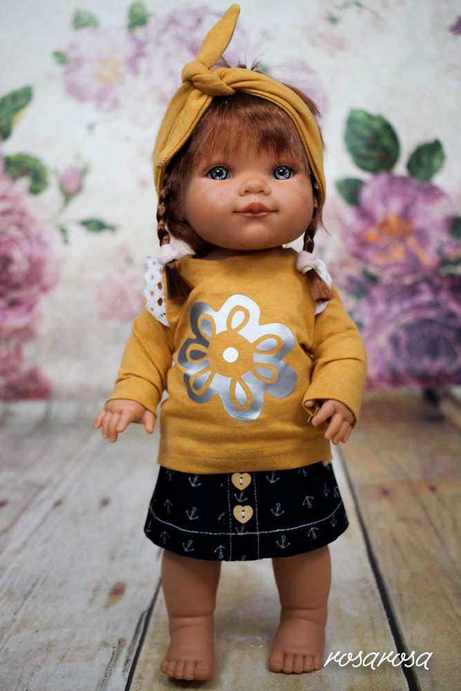 Puppenschnittmuster Puppenliebe 2 Spring Collection 36, 43 cm - A4