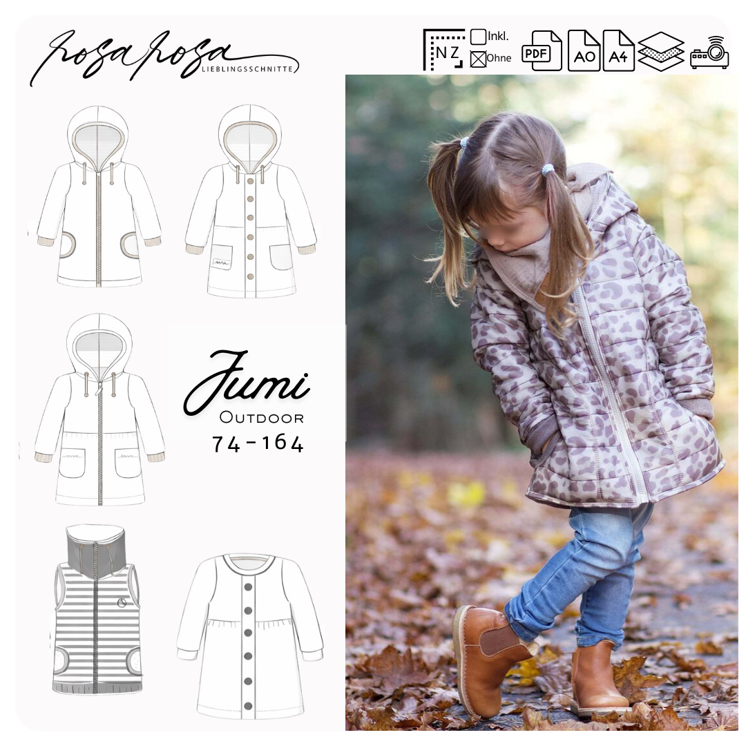 Outdoor Jacke mit Unterteilungen