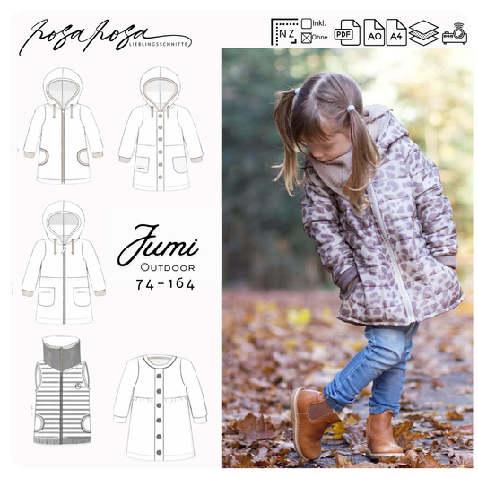 Outdoor Jacke mit Unterteilungen