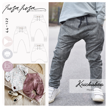 Knickerbocker für Kinder mit Passe, Taschen und bequemem Bund in moderner Passform
