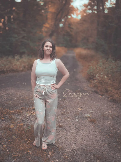 Lounge Legs Schnittmuster | Weite Damenhose Gr. 34–52