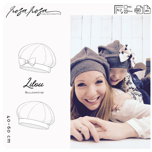 Ballonmütze für Kinder und Damen