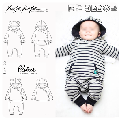 Overall 'Oskar' 44 - 122 inkl. A4/ A0/ Beamerdatei