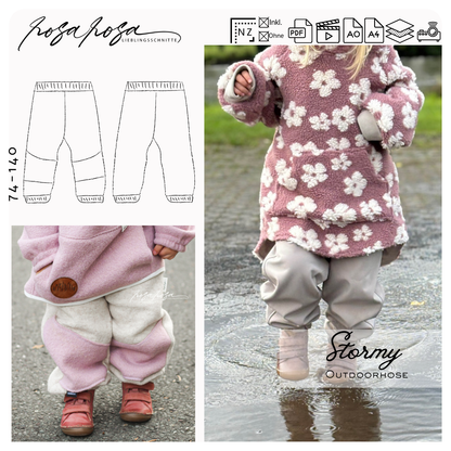 Stormy Legs Schnittmuster – bequeme Kinderleggings mit perfekter Passform
